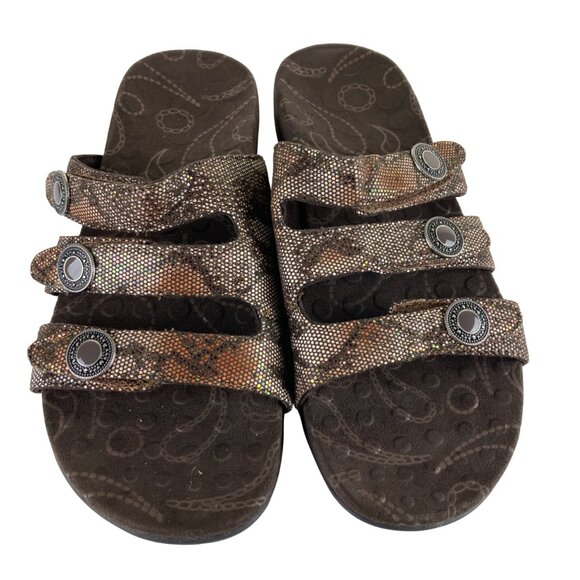 Orthaheel Vionic Womens Sz 8 Comfort Adjustable Strap Sandals Arch Support - Picture 1 of 5